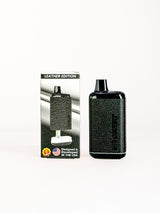 Front facing view of the NEU Push Covert Discreet Battery in black. This stealthy 650mAh concealed cartridge battery completely hides your 510-threaded oil tanks within its chassis for ultimate privacy on the go.