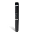 Front view of the Ooze Beacon extract vaporizer in a sleek metallic finish. This powerful 800mAh concentrate pen features an advanced Onyx Atomizer to deliver exceptionally clean and flavor-forward dab sessions.