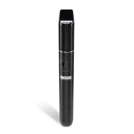 Front view of the Ooze Beacon extract vaporizer in a sleek metallic finish. This powerful 800mAh concentrate pen features an advanced Onyx Atomizer to deliver exceptionally clean and flavor-forward dab sessions.