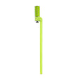 Front view of the Ooze ConNectar nectar collector battery attachment in green. This highly convenient, 3-piece attachment instantly transforms any standard 510-thread vape pen battery into a fully functional, portable dab straw for your favorite concentrates.