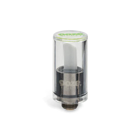 Front view of the Ooze hot knife attachment in chrome. This convenient 510-thread accessory instantly transforms any standard vape battery into a heated dab tool for easily handling sticky concentrates.