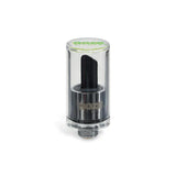 Front view of the Ooze hot knife attachment in sleek black. This convenient 510-thread accessory instantly transforms any standard vape battery into a heated dab tool for easily handling sticky concentrates.