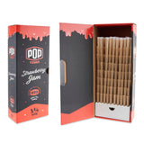 Front view of the Pop Cones ultra-thin 1 1/4 size 400ct bulk packaging in a branded cardboard carton. This massive 400-count wholesale box provides dispensaries, processors, and heavy consumers with an uninterrupted supply of premium pre-rolled cones.