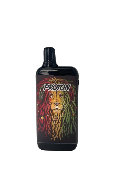 Front view of the Proton Concentrate Vaporizer starter kit. This advanced electronic dabbing device features smart temperature controls and a high-capacity rechargeable battery designed for optimal wax and concentrate consumption.