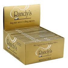 Randy's - 24 King Sized Wired Rolling Papers - 25pk. Display