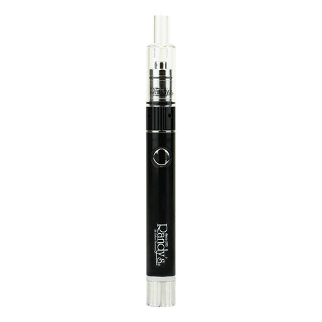 Front view of the Randy's Glide concentrate vaporizer pen in sleek matte black. This highly portable, pen-style device is designed for seamless, on-the-go consumption of your favorite wax extracts and thick concentrates.