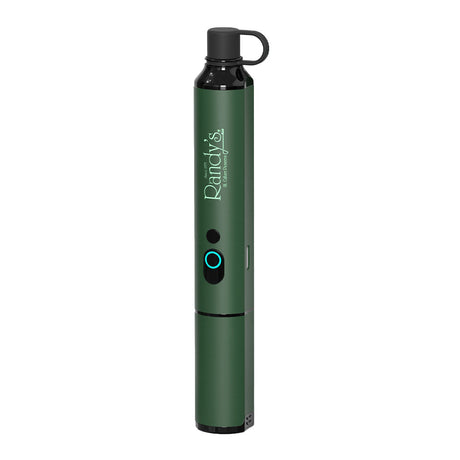 Front profile view of the Randy's Path Lite concentrate vaporizer in an elegant evergreen finish. This highly portable electronic nectar collector features a discrete, capped design and a 650mAh battery for effortless, torchless dab sessions on the go.