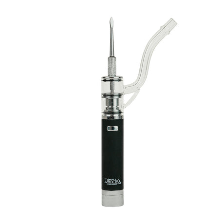 Close-up angled view looking down into the open no-splash dual quartz coil chamber of the Randy's Pilot 2.0. This high-efficiency replacement atomizer heats to optimal dabbing temperatures within four seconds to maximize vapor density and terpene flavor.