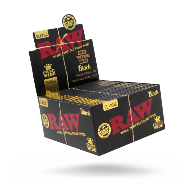RAW-CLASSIC ROLLS KING SIZE WIDE 3 METERS 12CT