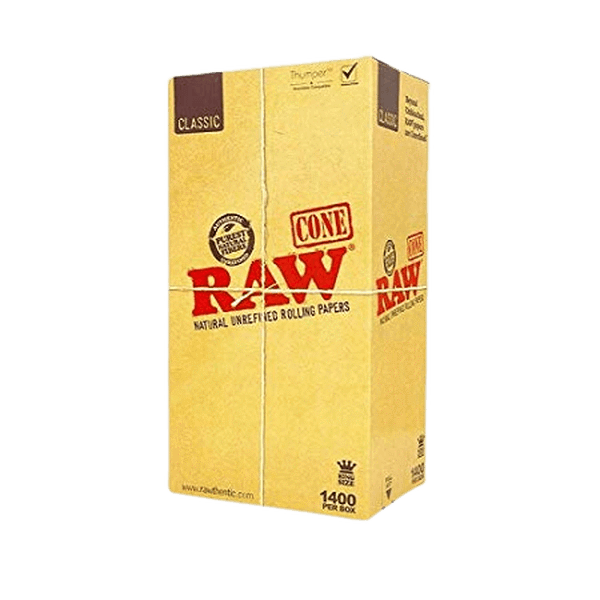 Raw - Classic King Size Pre-Rolled Cone - 1400 ct.