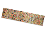 Front view of the RAW Skateboard Grip Tape in assorted styles, including classic and repeating logo patterns. This 11" x 48" high-traction deck wrap features a coarse silicon carbide surface to keep skate shoes securely planted during maneuvers.