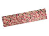 Front view of the RAW Skateboard Grip Tape in the Original brown and red logo style. This 11" x 48" high-traction deck wrap features a coarse silicon carbide surface to keep skate shoes securely planted during maneuvers.