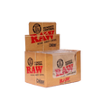 Front view of the RAW x Integra 67g Humidity Control 12-pack retail dispenser box in brown. These high-capacity, zero-salt regulation packs are engineered to actively add or remove moisture to protect bulk dry herbs.