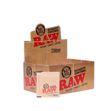 Front view of the RAW x Integra 8g Humidity Control packs in 62% RH. These zero-salt, two-way humidity regulation packs use a plant-based formula to preserve terpenes and prevent material from drying out.