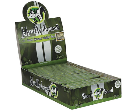 SKUNK BRAND FLAVORED ROLLING PAPERS 1 1/4 SIZE 24 PK