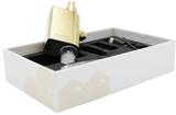Close-up top down view of the SOC Tokes dual use vaporizer highlighting the magnetic mouthpiece and deep concentrate tank. The threadless magnetic connection allows users to quickly and effortlessly load their thick wax extracts without any sticky mess.