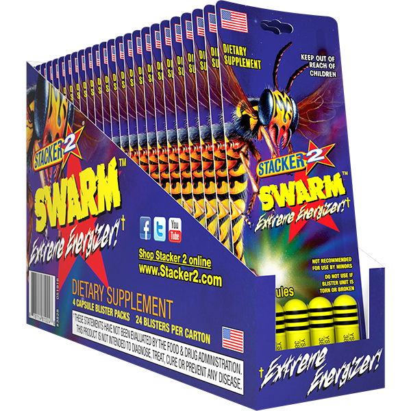 SWARM EXTREME ENERGIZER BLISTER PACK 24CT