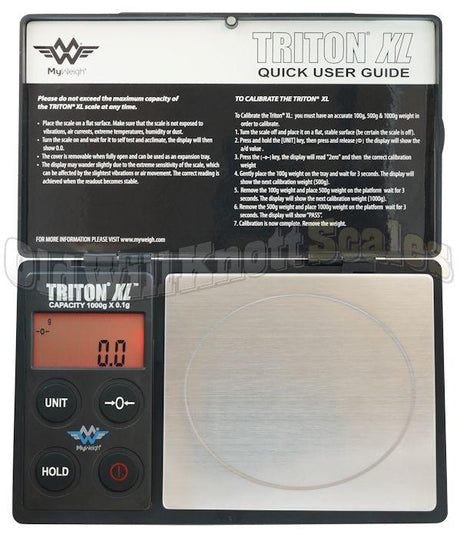 MYWEIGH TRITON T2 XL CLEAR 1000G X 0.1G CAPACITY