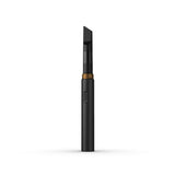 Front view of the Vessel Core 510 thread battery in matte black. This compact device offers four distinct variable voltage settings so users can easily customize their vapor cloud production.