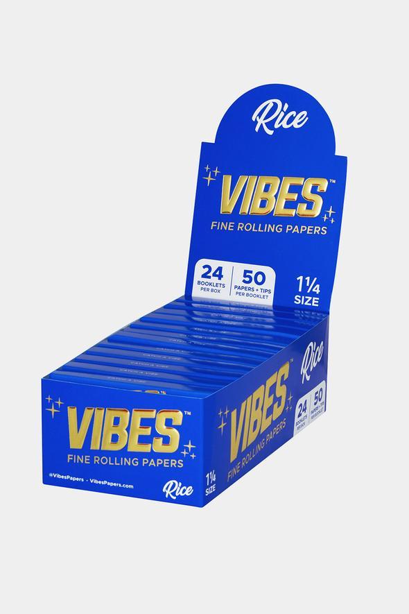 Vibes Fine Rolling Rice Papers 33ct 50pk