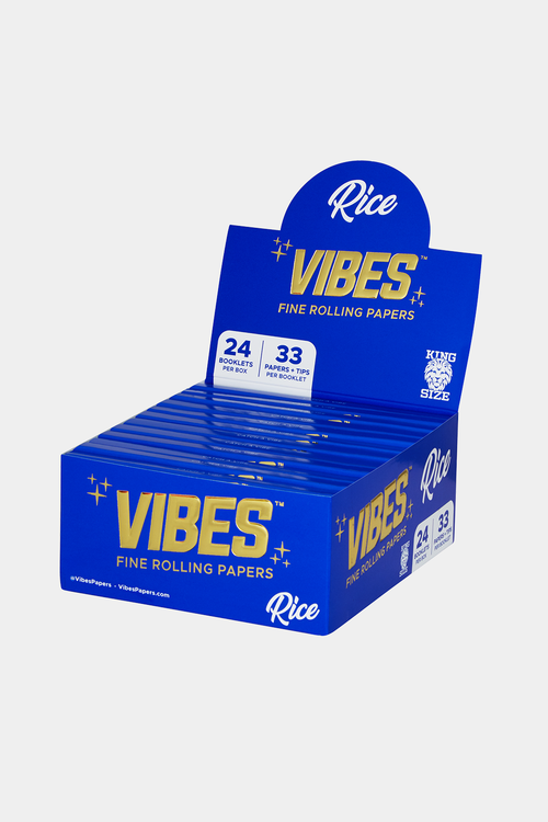 Vibes Fine Rolling Rice Papers 33ct 50pk
