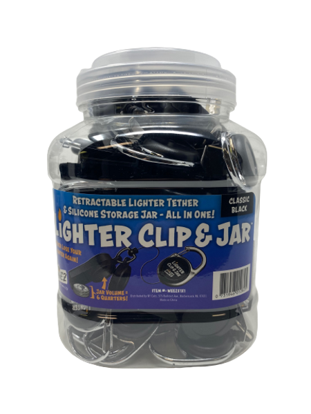 LIGHTER CLIP & JAR 24CT