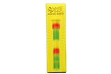 white rhino adjustable downstem in a yellow, red and green color combination.