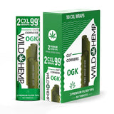 Wild Hemp XL Cut Corner Wraps – 25 Count Display Box 2ct