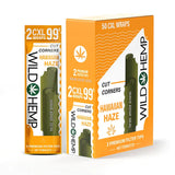 Wild Hemp XL Cut Corner Wraps – 25 Count Display Box 2ct