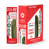Wild Hemp XL Cut Corner Wraps – 25 Count Display Box 2ct