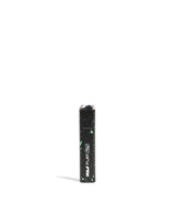 Front view of the Wulf Flat Mini cartridge vaporizer battery in black green splatter. This ultra-compact oil battery offers fully adjustable variable voltage settings to completely customize your daily vapor production.