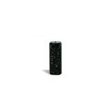 Front standing view of the Wulf Kodo 400mAh cartridge battery in a black and green splatter colorway. This ultra-compact 510-thread battery is designed for oil cartridges and features three voltage settings along with a 10-second preheat function.