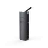 Front standing view of the XVAPE Starry 3.0 Vaporizer Kit in sleek black. This portable conduction vaporizer features a premium anodized aluminum body and a swiveling zirconia mouthpiece designed for smooth dry herb vaping.