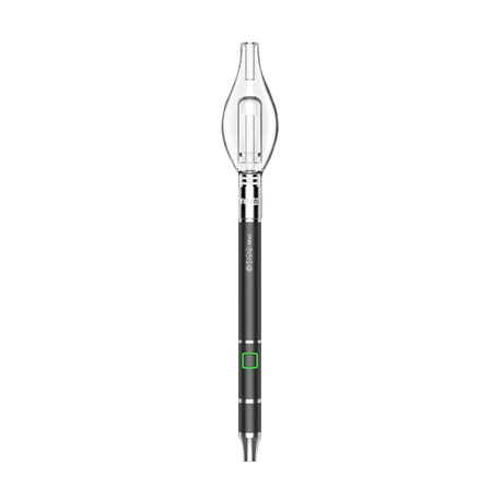 Front standing view of the Yocan Dive Mini Vaporizer Pen Kit in stealth black. This portable dual-mode concentrate device functions as both a standard dab pen and an electronic nectar collector.