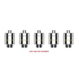 Front facing view of the Yocan Dive Mini XTAL Replacement Coils 5-Pack packaging in black and vibrant branding. This retail box contains five premium XTAL crystal atomizers designed to deliver pure flavor and smooth vapor from your electric nectar collector.