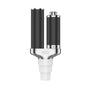 Front view of the Yocan Torch portable enail adapter in sleek black. This versatile, domeless electronic nail seamlessly attaches to standard 14mm and 18mm glass water pipes for convenient, entirely torch-free dabbing.